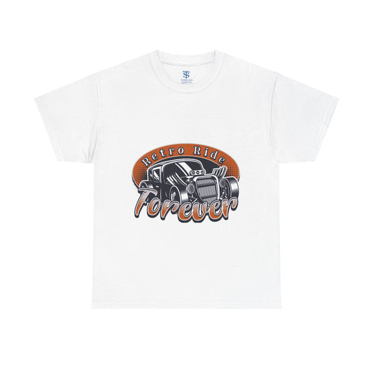 Retro Ride Forever Unisex Heavy Cotton Tee
