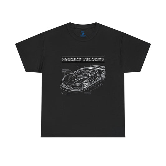 Project Velocity Unisex Heavy Cotton Tee, Cool Car Graphic T-Shirt, Casual Gift for Car Lovers, Birthday, Automotive Apparel, Unique [...]